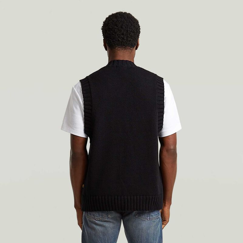 G-Star Heavy Knit Vest image number 1